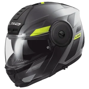CASCO LS2 FF 902 SCOPE II MAX MATT BLACK H-V YELLOW
