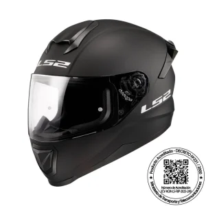 CASCO LS2 FF802 FLASH II SOLID MATT BLACK