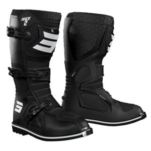 Botas moto shot race 2 kid black motocross enduro