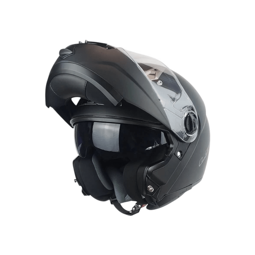 CASCO LS2 FF370 ABATIBLE EASY NEGRO MATE - Imagen 4