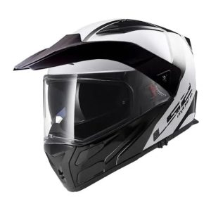 CASCO LS2 FF324 WHITE BLACK MATT