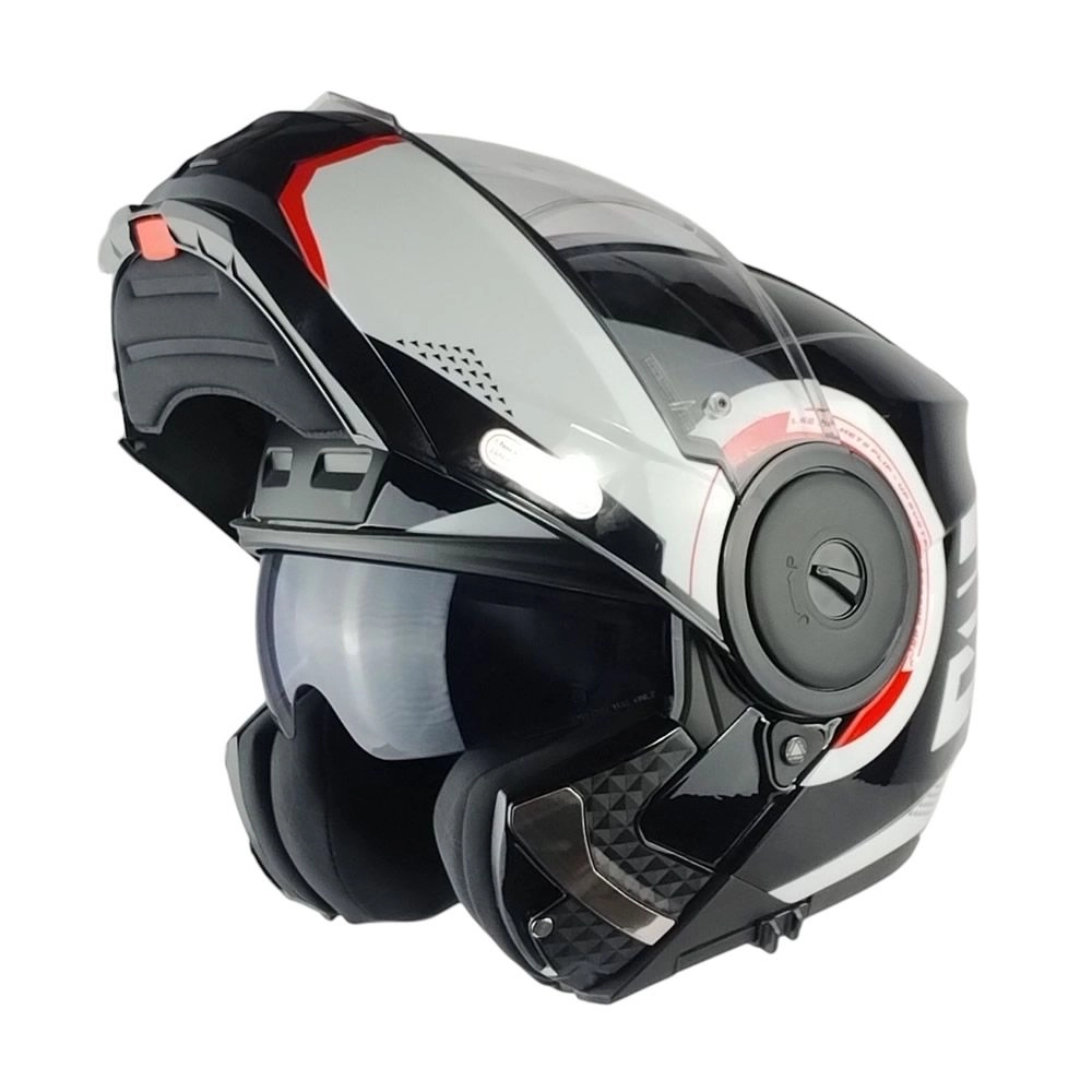 CASCO LS2 FF902 SCOPE II ARCH NEGRO BLANCO ROJO - Imagen 4