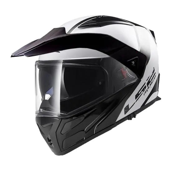 CASCO LS2 FF324 WHITE BLACK MATT