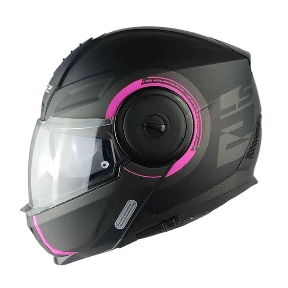 CASCO LS2 FF902 SCOPE II ARCH TITANIO ROSA MATE - Imagen 3