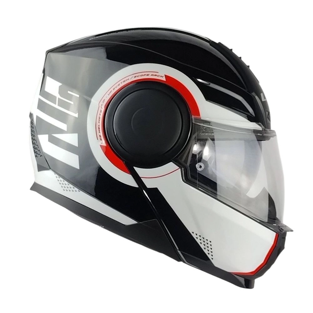 CASCO LS2 FF902 SCOPE II ARCH NEGRO BLANCO ROJO - Imagen 2