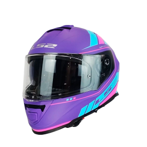 CASCO LS2 FF800 STORM II FIRST MATT PURPLE BLUE