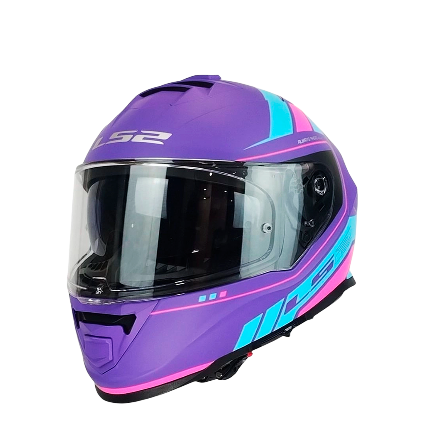 CASCO LS2 FF800 STORM II FIRST MATT PURPLE BLUE