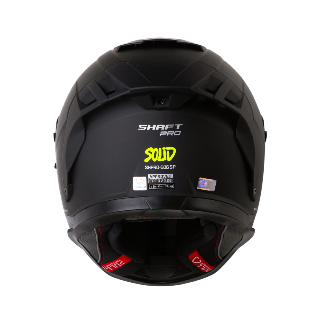 casco shaft pro 606sp solid ng am integral con visor (V/SV) - Imagen 7