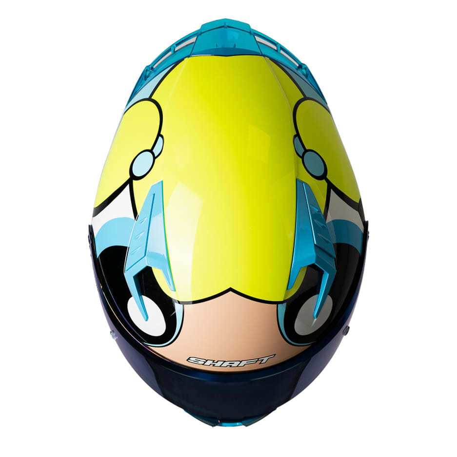 CASCO SHAFT 526SP BURBUJA BLUE - Imagen 4