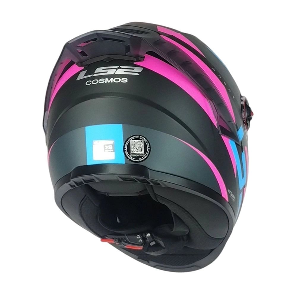 CASCO LS2 FF816 COSMOS MODOK NEGRO ROSA MATE ST - Imagen 5