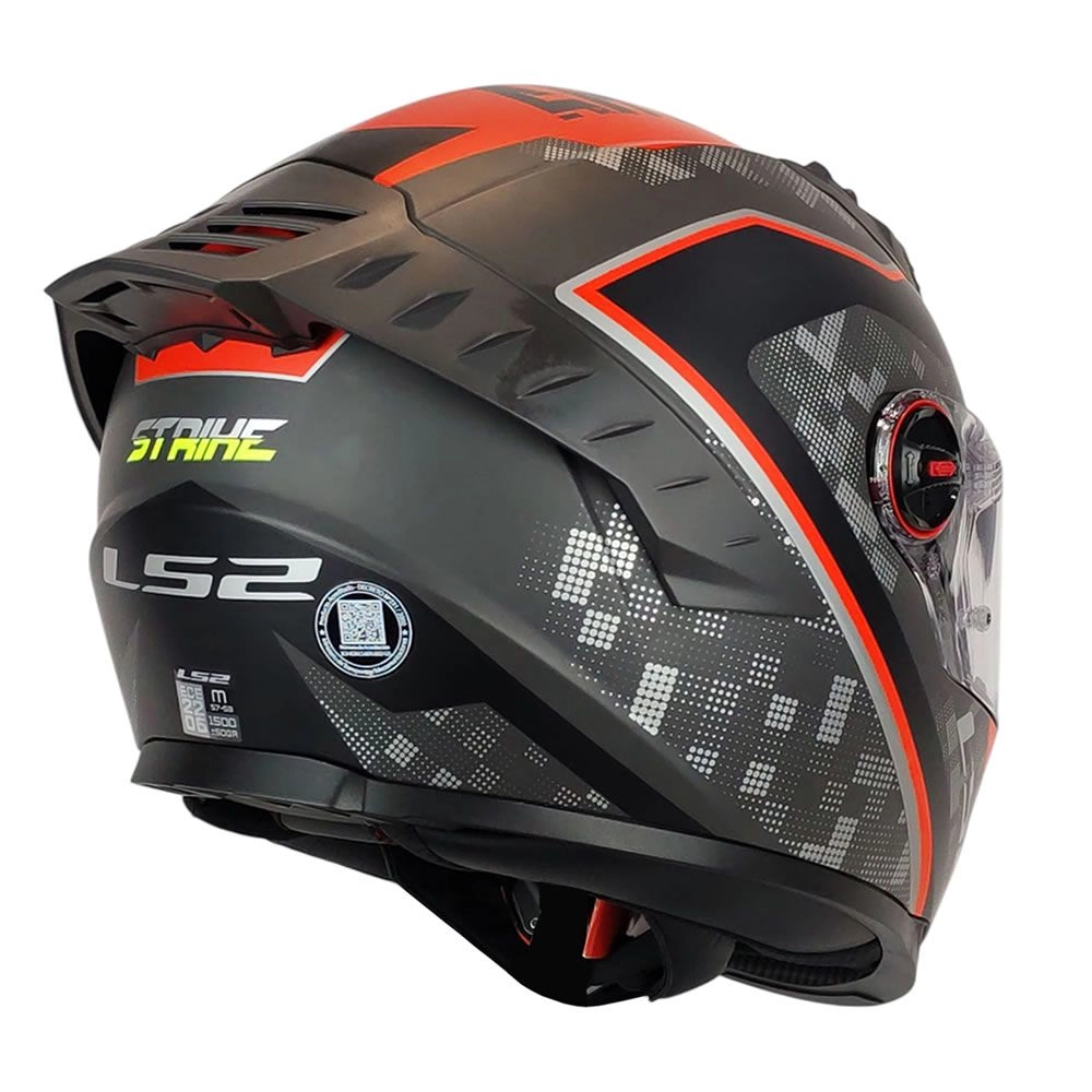 CASCO LS2 FF816 COSMOS STRIKE GRIS ROJO MATE - Imagen 4