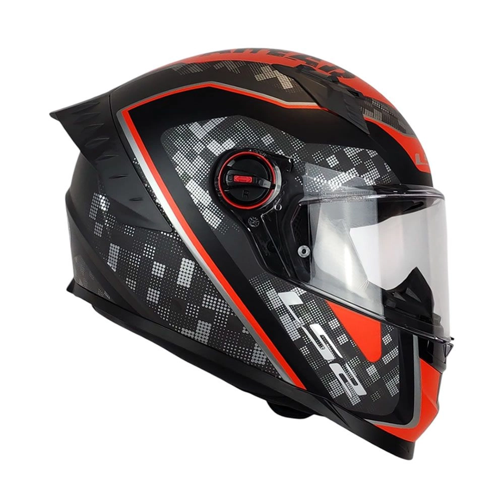 CASCO LS2 FF816 COSMOS STRIKE GRIS ROJO MATE - Imagen 3