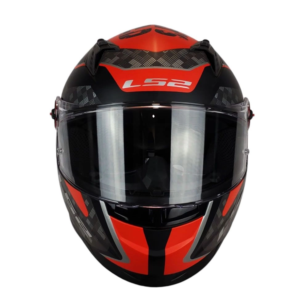 CASCO LS2 FF816 COSMOS STRIKE GRIS ROJO MATE - Imagen 2