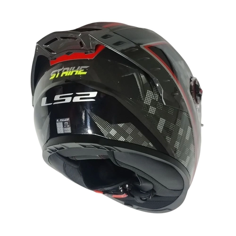 CASCO LS2 FF816 COSMOS STRIKE GRIS ROJO - Imagen 4