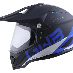 CASCO GHB 819-7 HONDUK NEGRO AZUL MATE