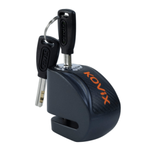 Candado Disco Moto Kovix Knn1 negro, naranja, amarillo Pin 6mm Aleación Acero