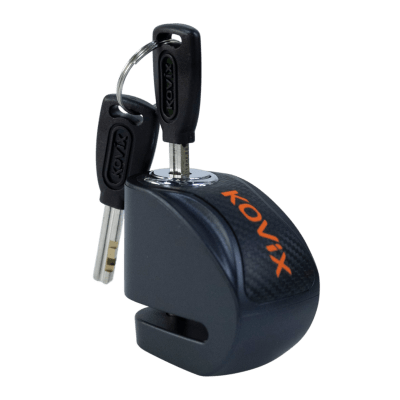 Candado Disco Moto Kovix Knn1 negro, naranja, amarillo Pin 6mm Aleación Acero