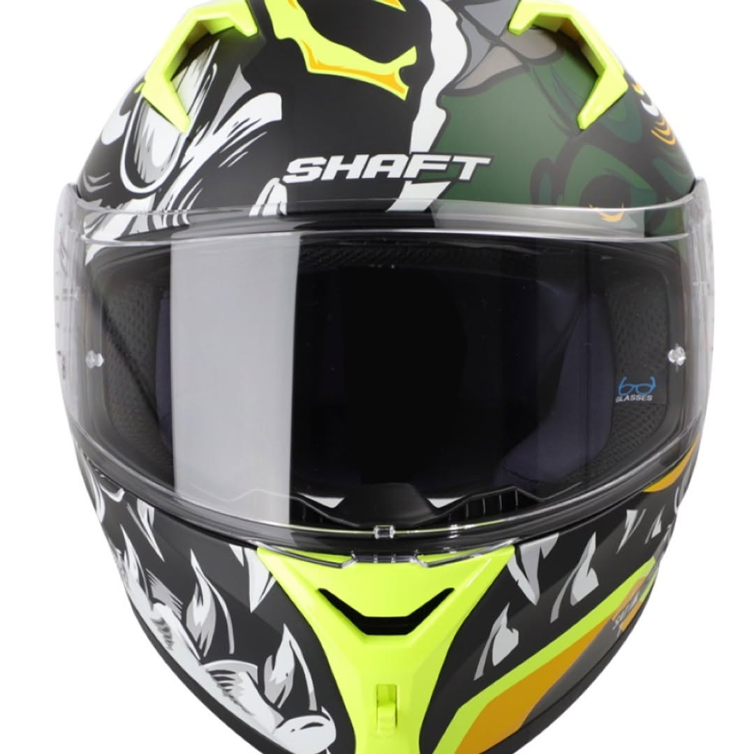 Casco Shaft 526 SP Krok Verde-Amarillo - Imagen 2
