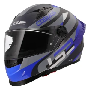 Casco Integral Ls2 Cosmos Modok 816 Matt Black blue