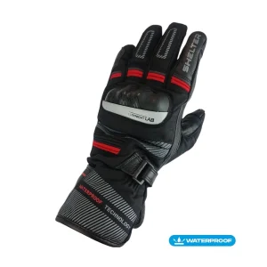 GUANTE SHELTER BELIZE WP NEGRO ROJO