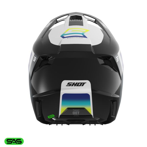 CASCO SHOT SPEED HYBRID NEON YELLOW GLOSSY - Imagen 3