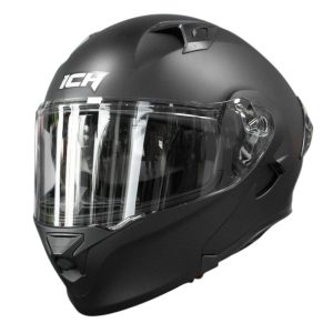 CASCO MOTO ICH 3120 SOLID NEGRO MATTE