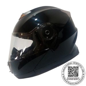 CASCO ABATIBLE GHB 160 MONO NEGRO GLOSS