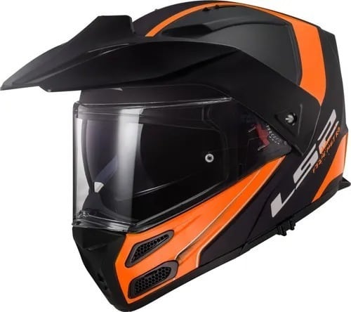 CASCO FF324 MATT BLACK ORANGE EVO