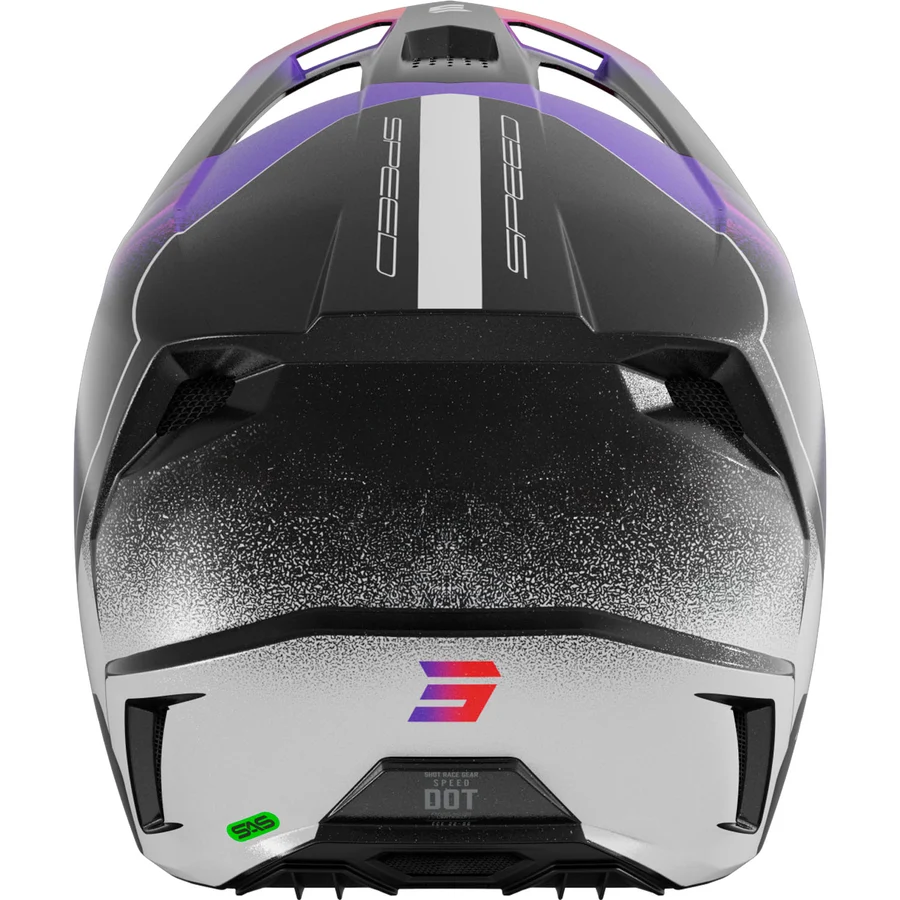 CASCO SHOT SPEED KID OLYMP PURPLE PEARLY - Imagen 2