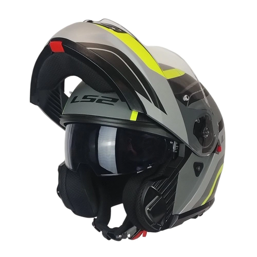 CASCO LS2 FF908 STROBE II MONZA NEGRO AMARILLO MATE - Imagen 4