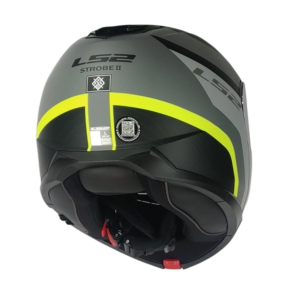CASCO LS2 FF908 STROBE II MONZA NEGRO AMARILLO MATE - Imagen 3