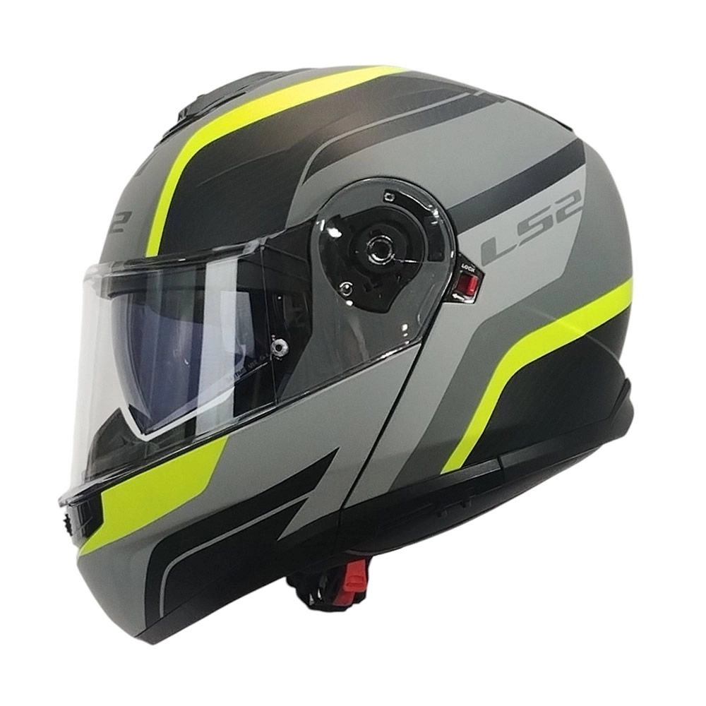 CASCO LS2 FF908 STROBE II MONZA NEGRO AMARILLO MATE - Imagen 2