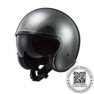 CASCO LS2 OF599 SPITFIRE II JEANS TITANIO