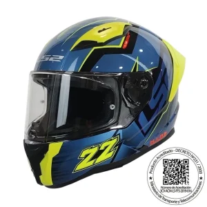 CASCO LS2 FF810 LIMITS BLACK BLUE
