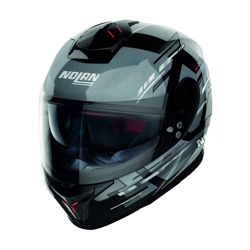 CASCO NOLAN N80-8 METEOR 067 METAL BlACK/GREY