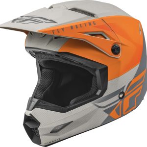 CASCO FLY RACING KINETIC STRAIGHT EDGE ORANGE/GREY