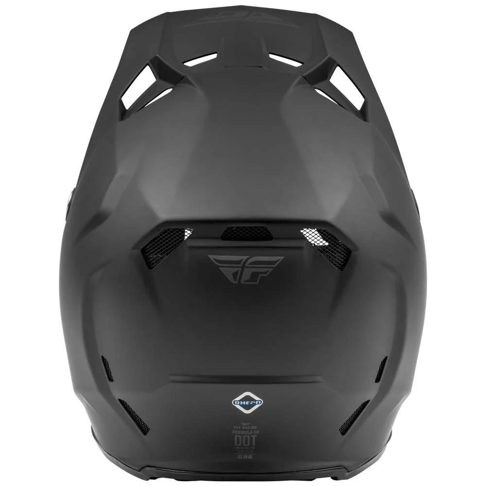 Casco Fly Racing Formula CC Solid Negro Matte - Imagen 4