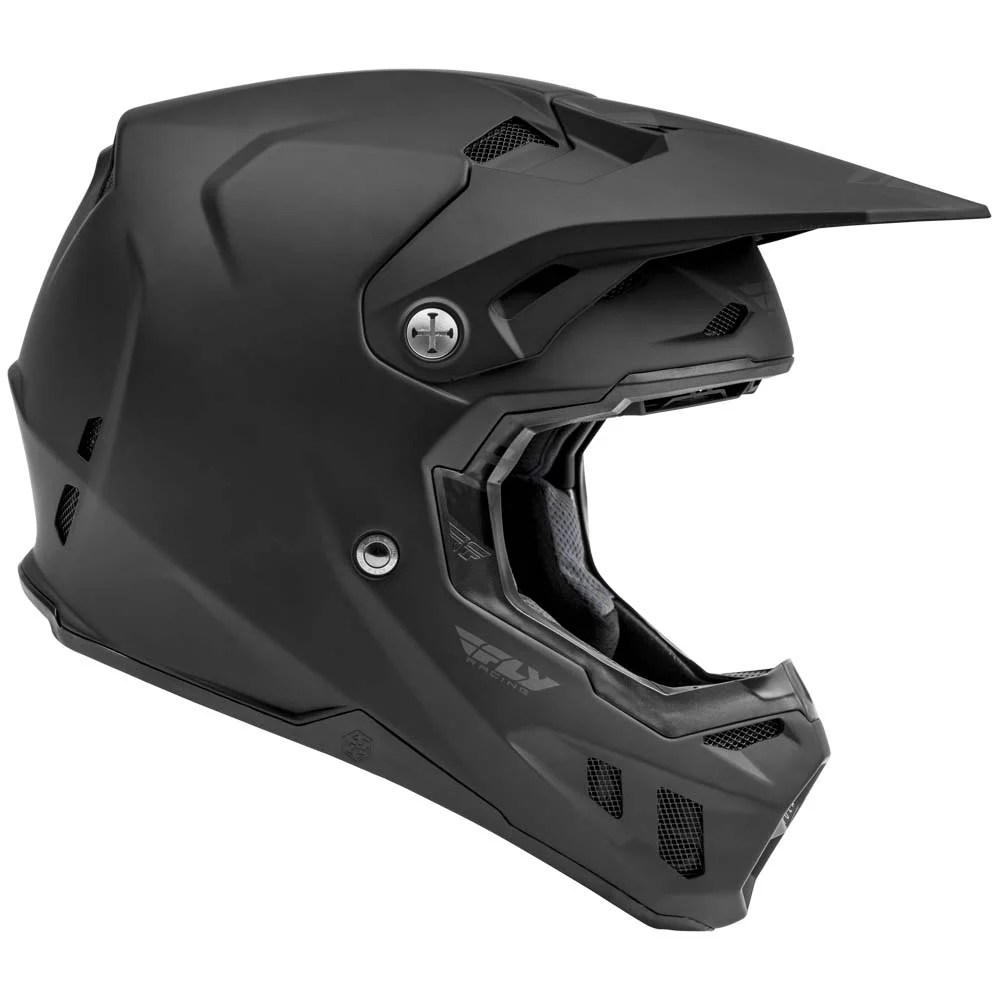 Casco Fly Racing Formula CC Solid Negro Matte - Imagen 2