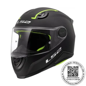 CASCO NIÑO LS2 FF812 KID NEGRO MATTE