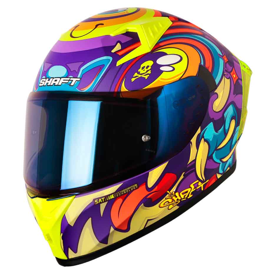 CASCO SHAFT 526SP EVO OJIBROU MORADO INTEGRAL - Imagen 2
