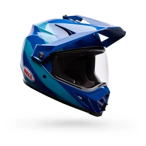 CASCO MOTO MX-9 ADV AZUL BELL