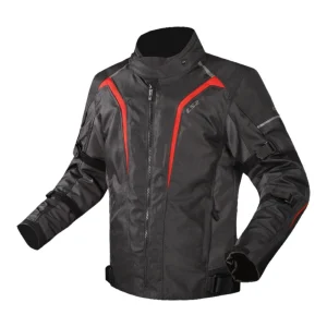 CHAQUETA LS2 SEPANG NEGRA GRIS ROJA