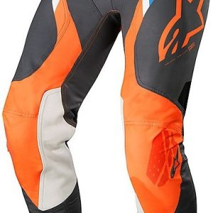 supertech pants anthracite orange fluo alpinestar