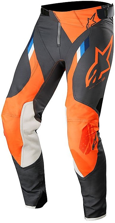 supertech pants anthracite orange fluo alpinestar