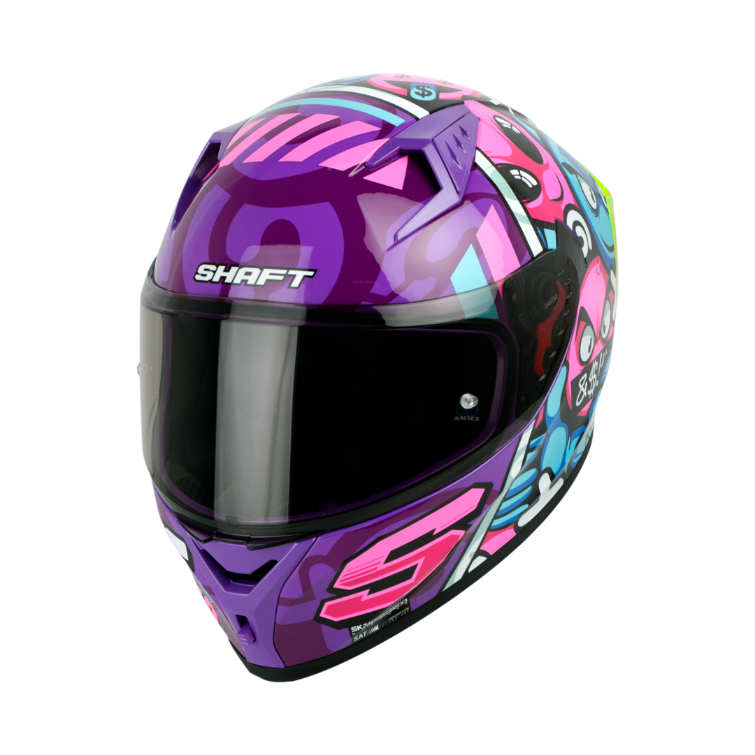 CASCO SHAFT 526SP MOJIS PURPLE PINK - Imagen 4