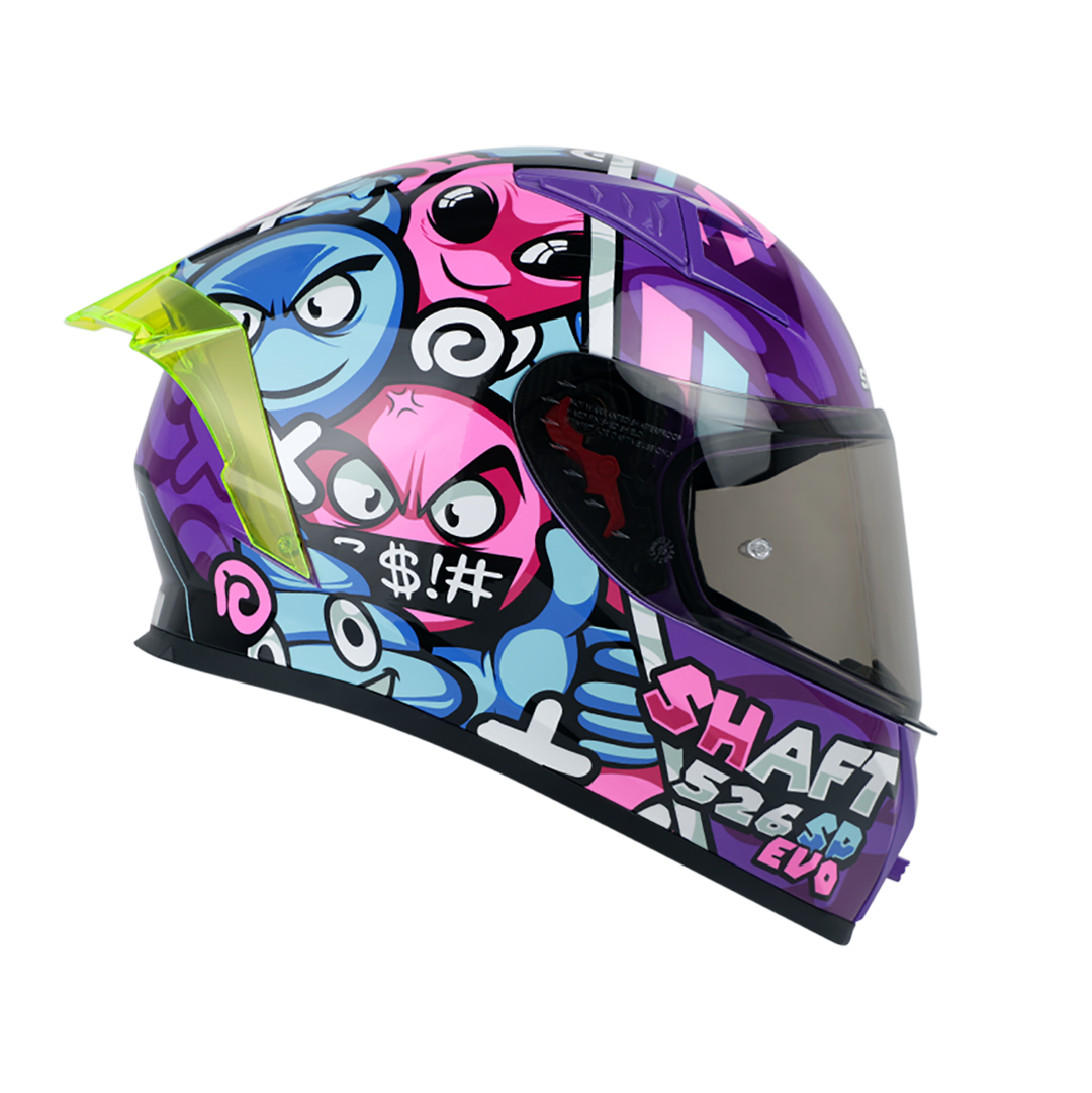 CASCO SHAFT 526SP MOJIS PURPLE PINK - Imagen 2