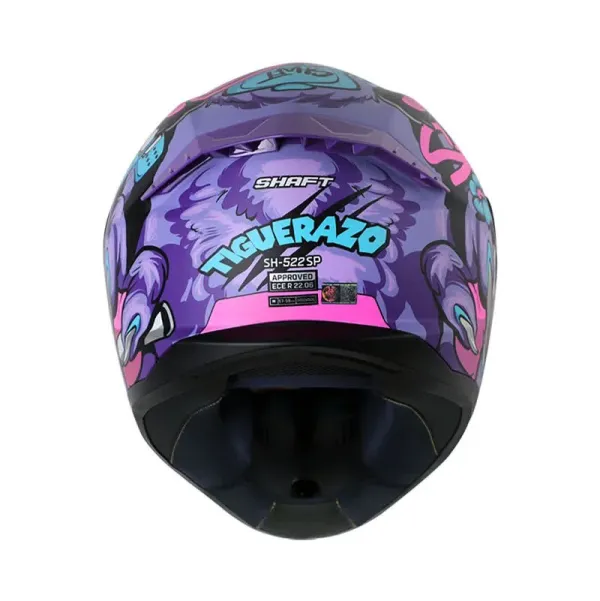 Casco Shaft 522SP Tiguerazo morado mate integral - Imagen 3