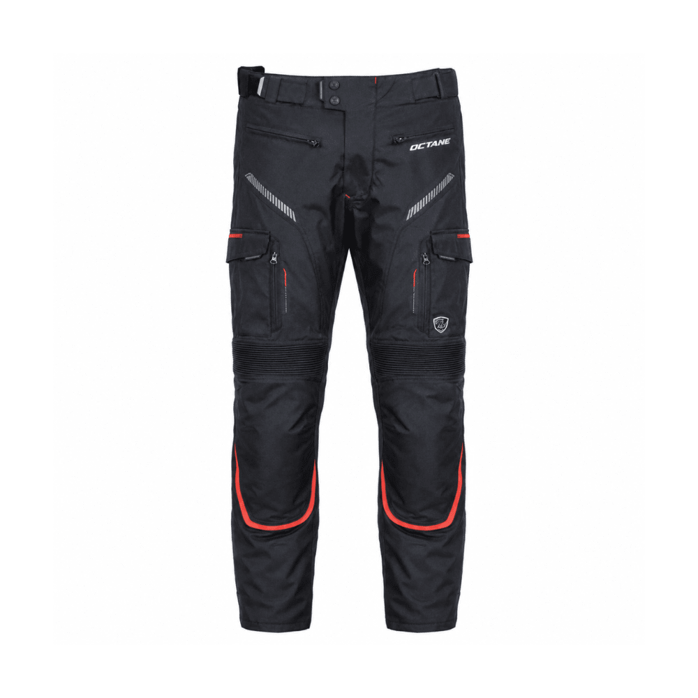 PANTALÓN OCTANE SUSPENSION NEGRO ROJO