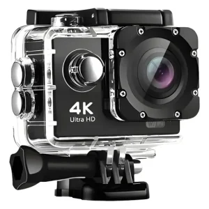 Camara Mini Tipo Gopro, Con WI-FI, Pantalla 2”, 4K. En Caja.