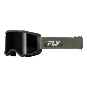 Antiparra Fly Racing Focus Sand Green/Black Visor smoke